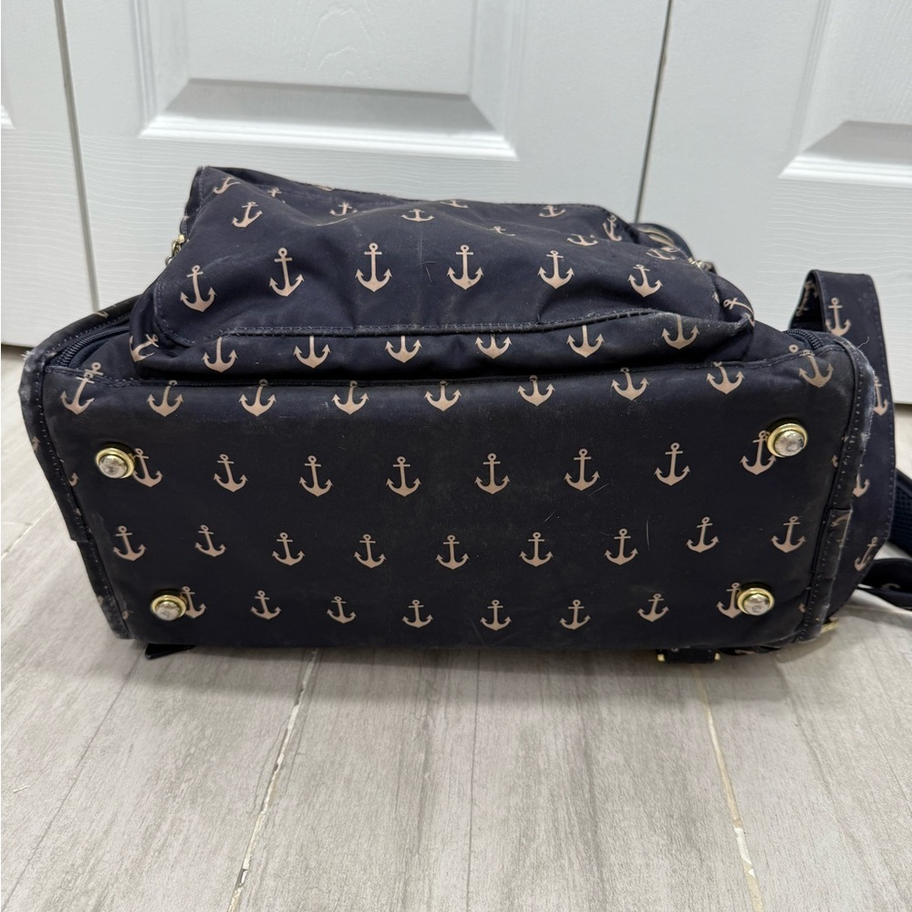 Ju-Ju-Be BFF Navy Anchor Print Backpack - Picture 6 of 6